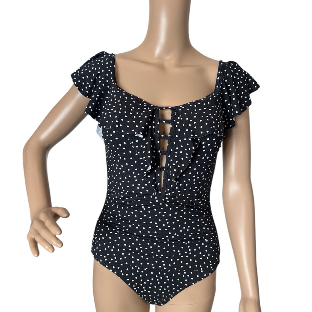Tommy Bahama Tummy Control Off Shoulder Swimsuit